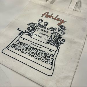 Personalized Canvas Tote Bag
